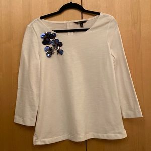 Banana Republic embellished top